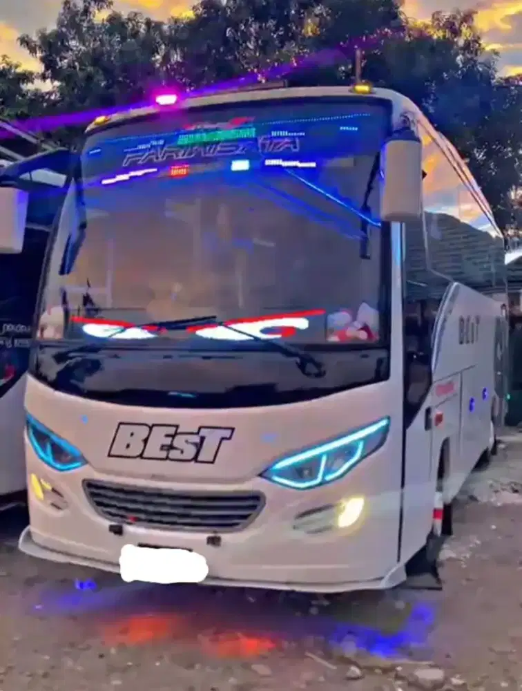 Sewa bus pariwisata mercy led 35 seat 1.6jt all in cibubur