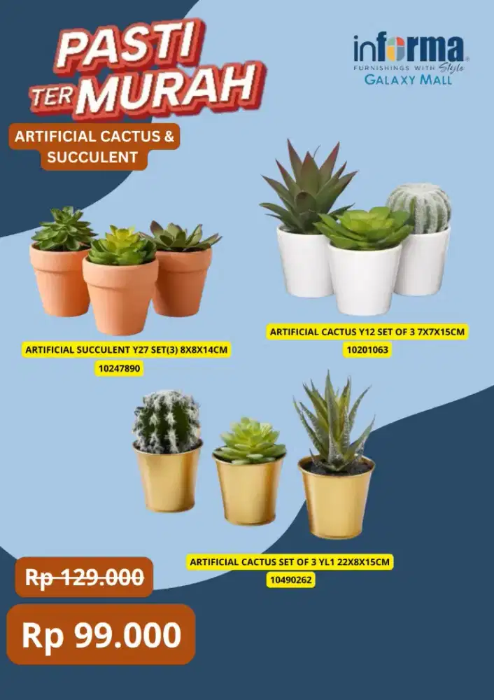 PASTI TERMURAH BUNGA ARTIFICIAL