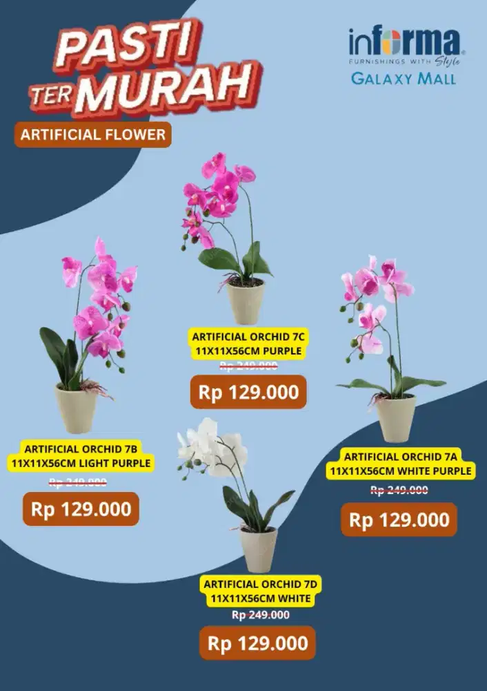 PASTI TERMURAH BUNGA ARTIFICIAL ANGREK