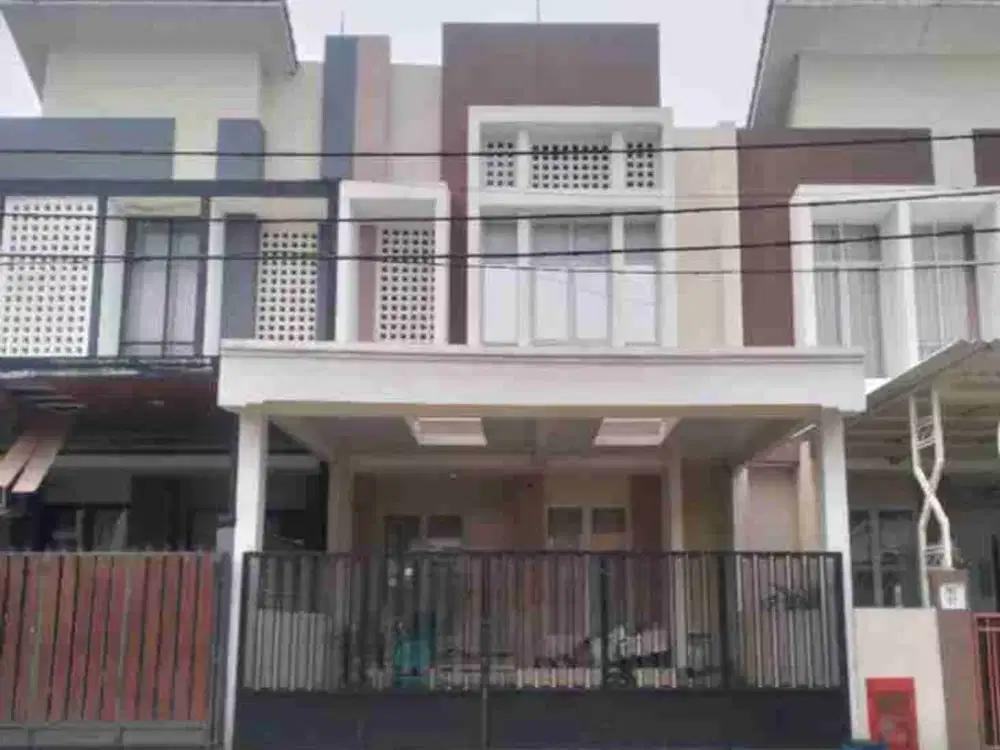 Runah Pamulang perumahan cendana residence bangunan modern bebas banjir 2 lantai harga miring nyaman dan strategis
