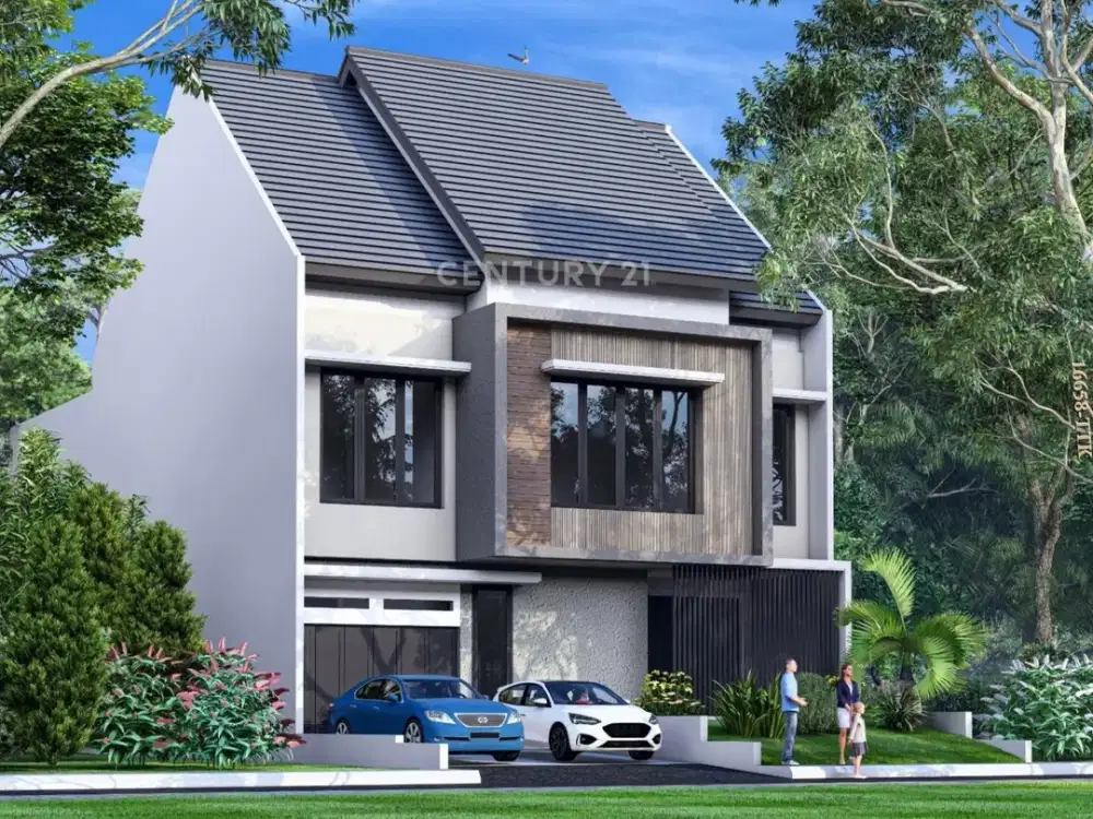 Hunian Elegan Dengan Desain Modern Dan Taman Belakang Luas