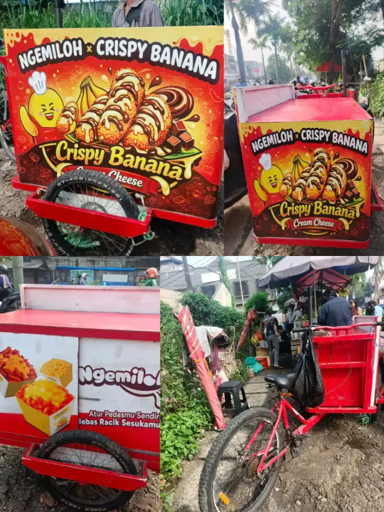 JUAL GEROBAK SEPEDA MURAH