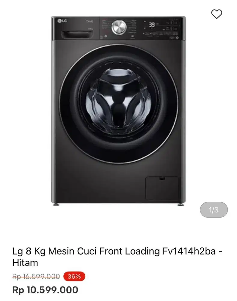 WM FRONT LOAD LG 8kg