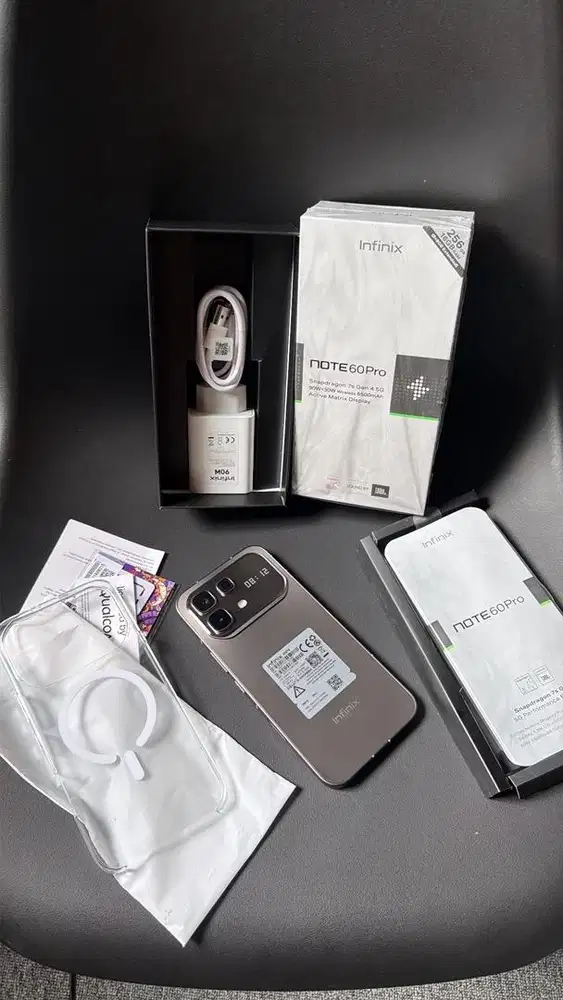 Infinix Note 60 Pro 5G 8/256 Mist Titanium hanya dibuka, tak jadi pake