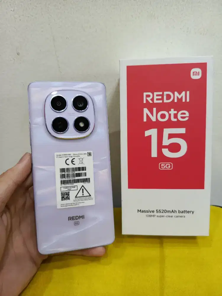 Xiaomi Redmi Note 15 5G 12/512 Baru Seminggu, Garansi 15bln, LikeNew