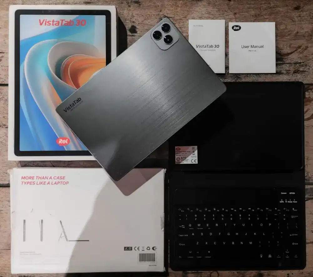 ITEL VISTA TAB 30 - RAM 4/128 GB || FULLSET ORIGINAL + SIAP PAKAI