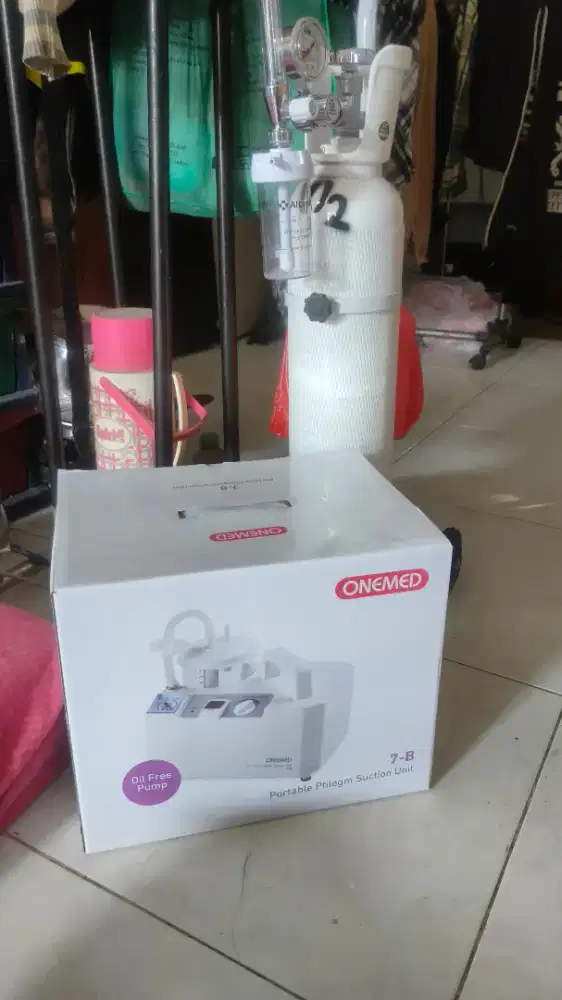 Tabung oksigen & phlegm suction onemed