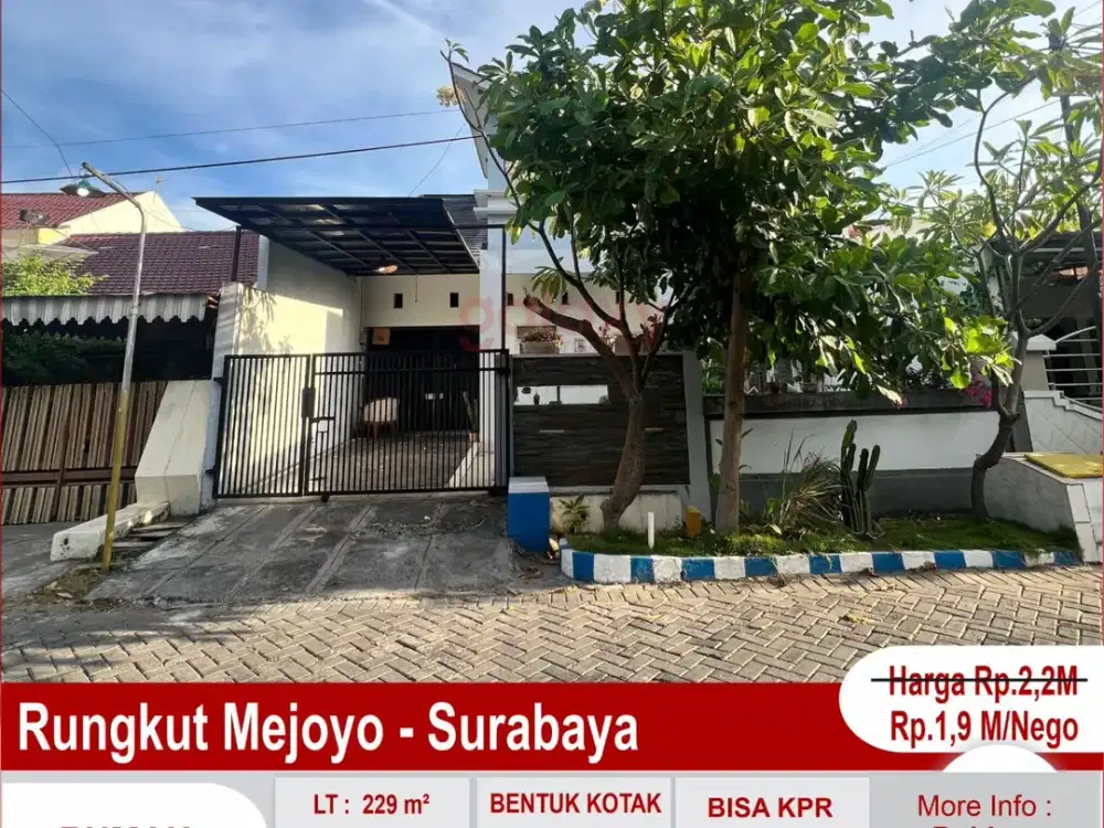 Rumah Hitung Tanah Daerah Rungkut Mejoyo Surabaya