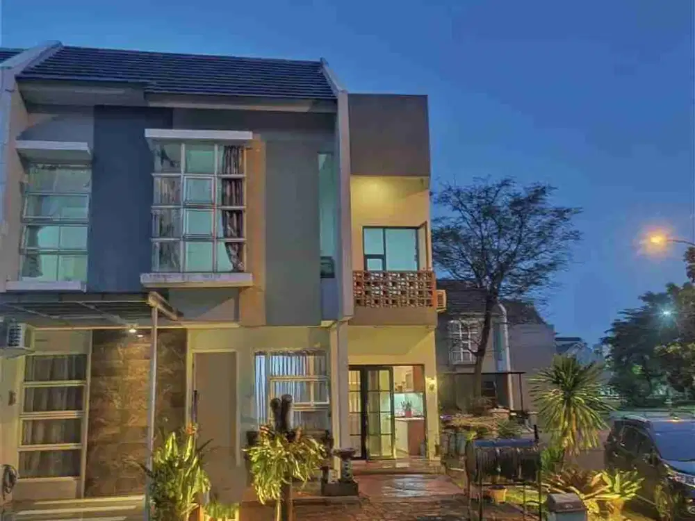 rumah hook 2 lantai siap huni,bebas banjir,harga murah,semi furnished dalam cluster di grand wisata,lambangjaya,tambun selatan,bekasi