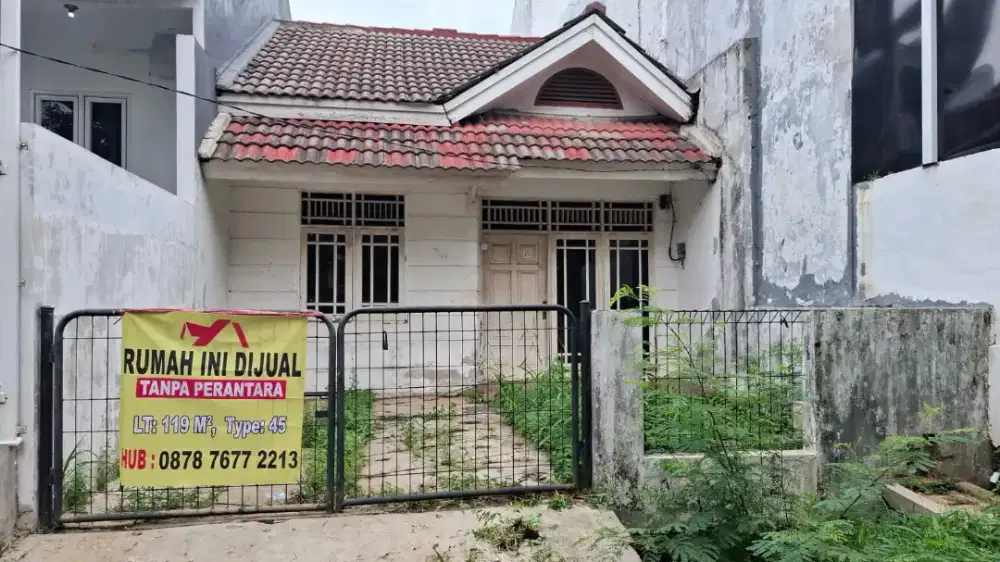 DIJUAL CEPAT RUMAH PERUM INTAN LESTARI TIPE 45
