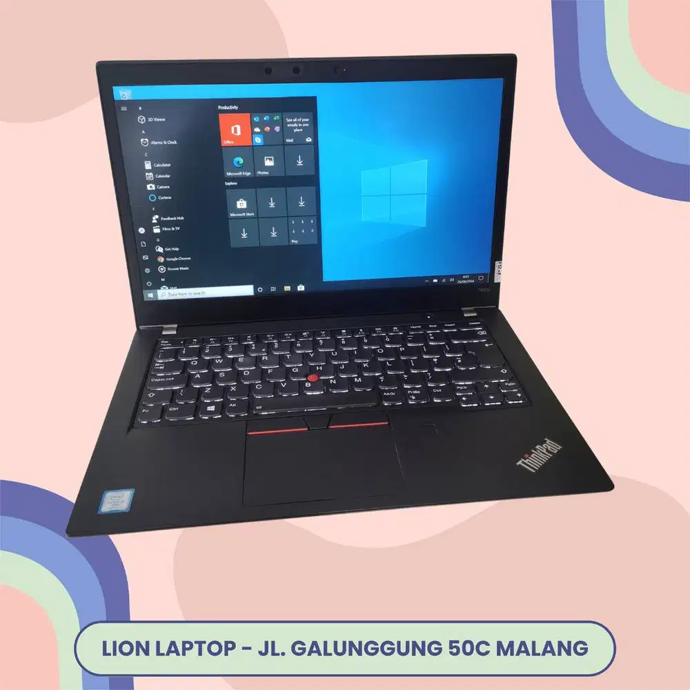 RAM 8GB Core i5 gen 8 Lenovo Thinkpad T480s SLIM [08|05]
