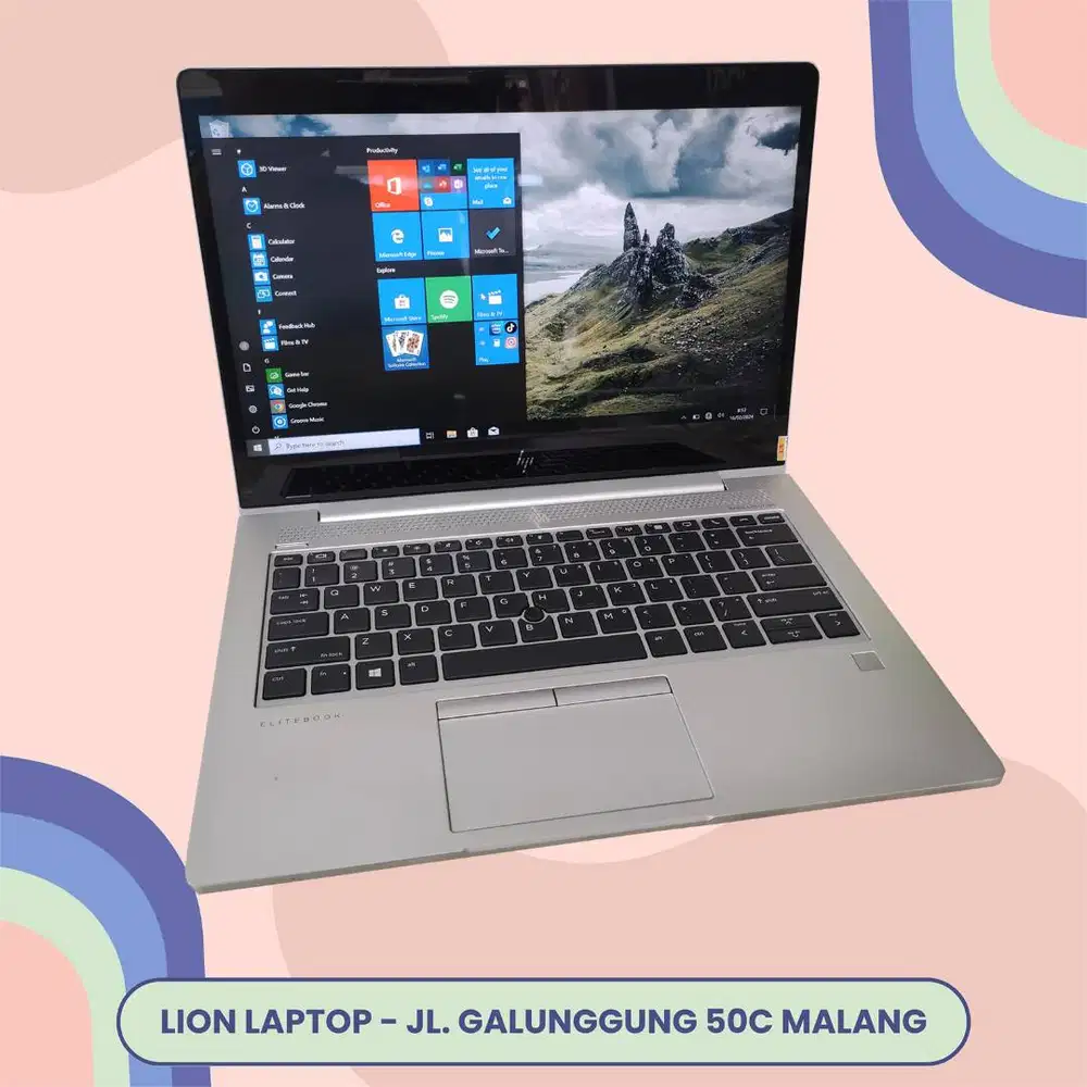 Core i7 gen 8 RAM 8GB Touchscreen Slim HP Elitebook 830 G6 [08|05]