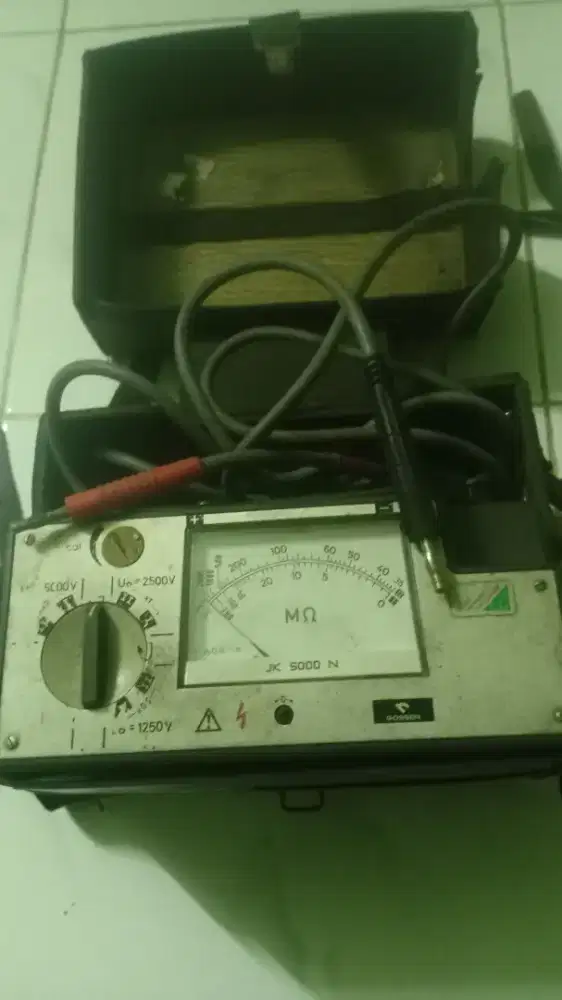 Gossen JK5000N Metrawatt Insulation Tester Meter, =500V,2500V,1250V