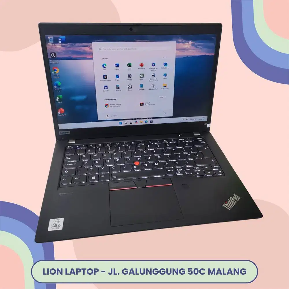 Core i5 Gen 10 slim mulus RAM 8GB SSD 256 Lenovo Thinkpad X13 [08|05]