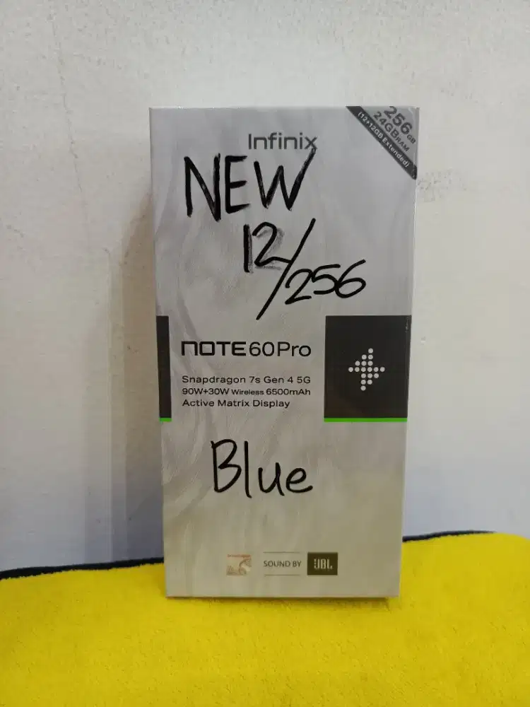 New infinix Note 60 Pro 12/256 Garansi Resmi 1tahun