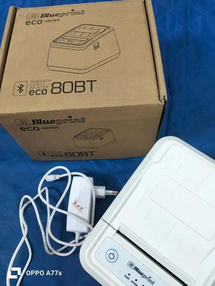 printer label bluetooth  merek Blueprint type 80BT ECO