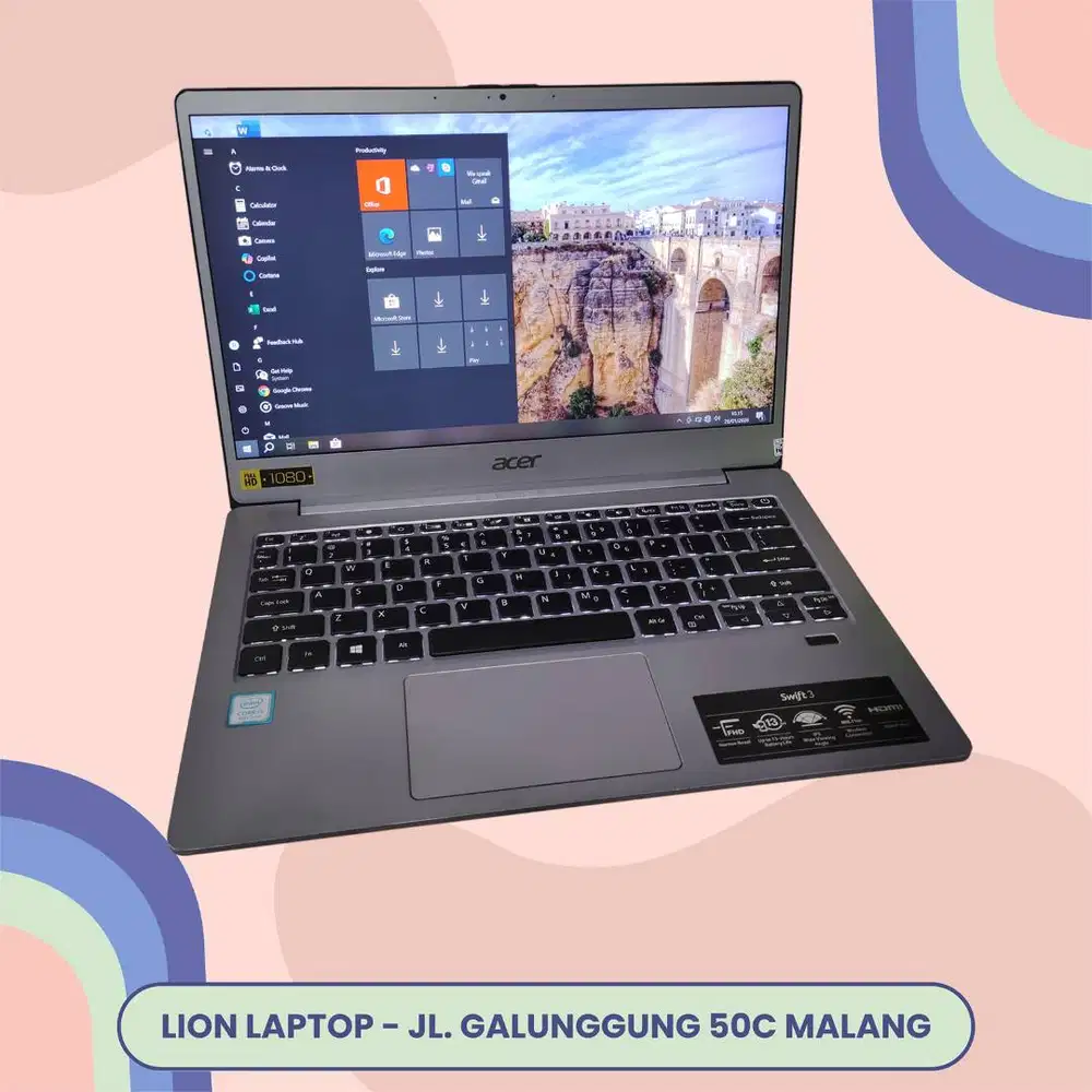 Super Slim Core i5 Gen 8 8/25 Acer Swift 3 SF313-51 [08|05]