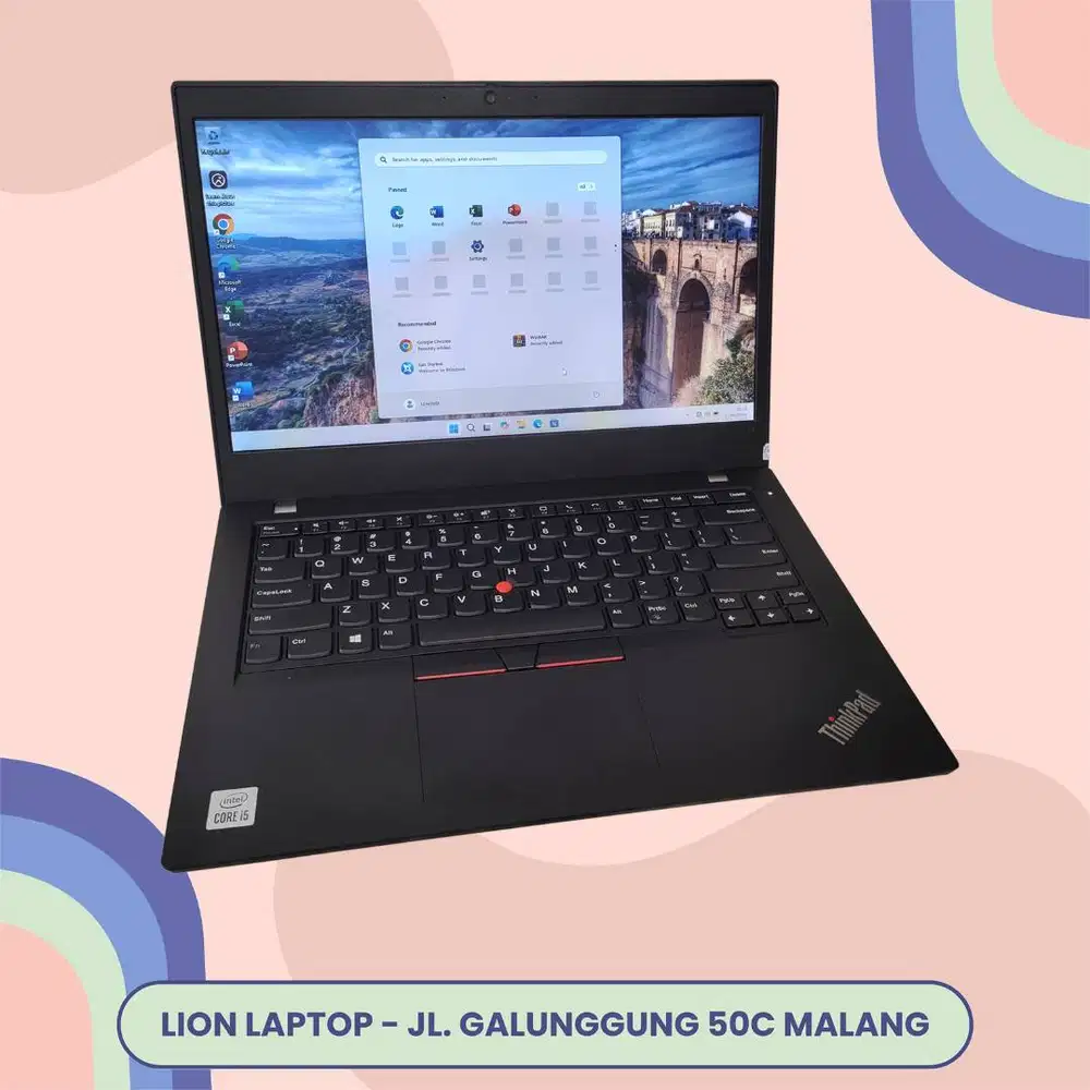 i5 Gen 10 Murah RAM 8GB SSD 256GB Lenovo Thinkpad L14 [08|05]