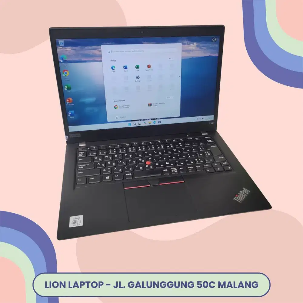 i5 GEN 10 Murah RAM 8GB Lenovo Thinkpad X390 [08|05]
