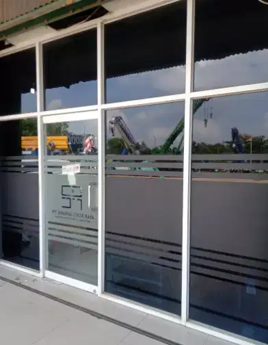 Kaca Film Panggilan Jogja Kacafilm Kantor Sticker Gedung Stiker Oneway