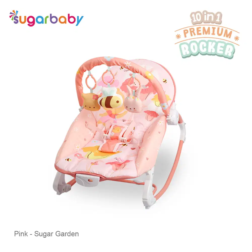 Sugar baby bouncer 10 in 1 premium rocker