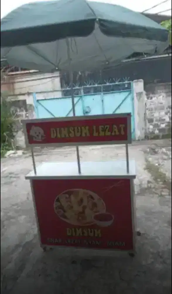 Gerobak jualan makanan/ minuman