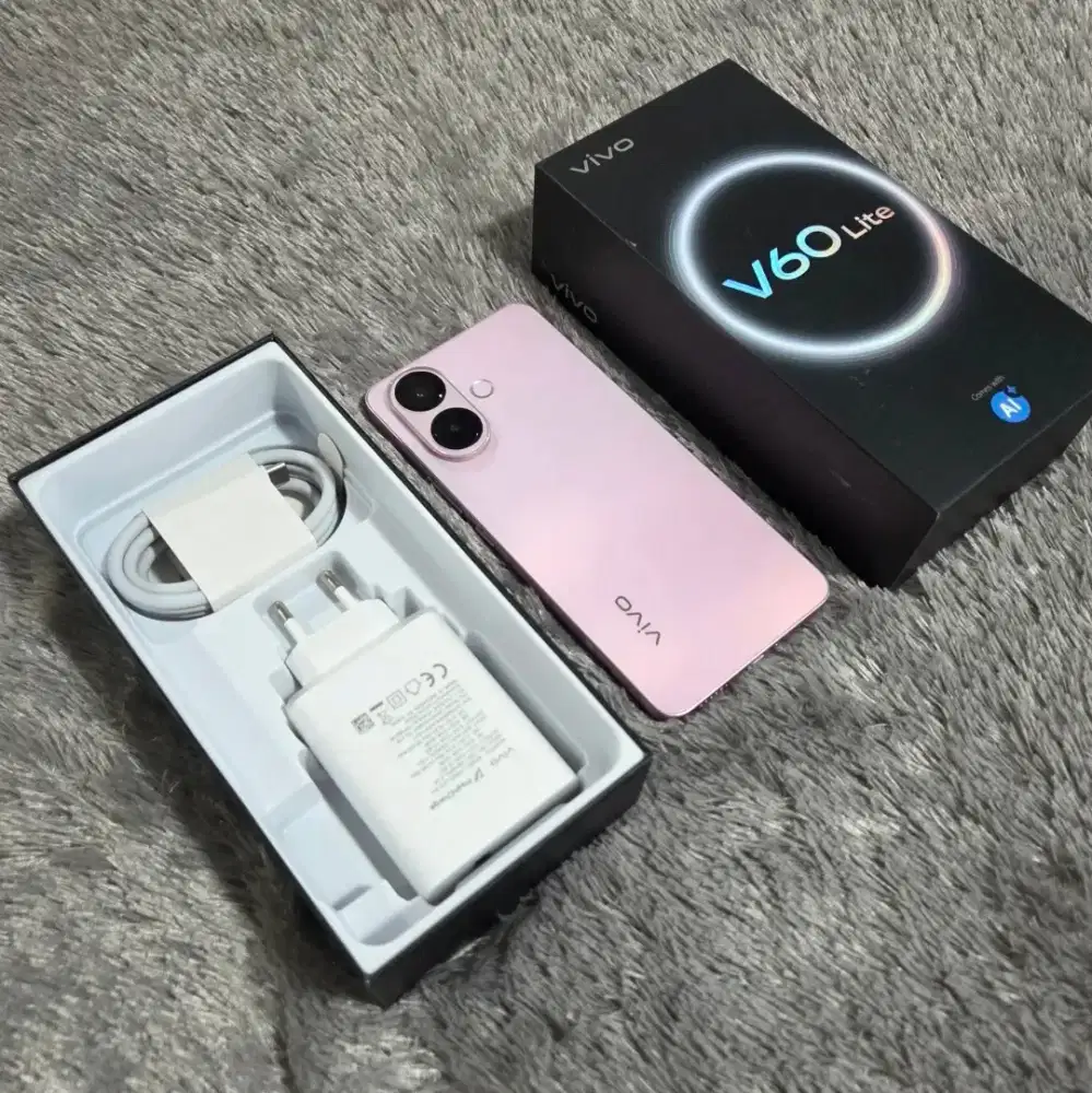 Vivo V60 Lite 256Gb Pink garansi resmi
