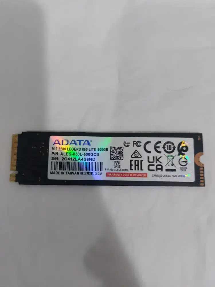 SSD 500Gb ADATA NVME Gen4 Legend 850 Lite