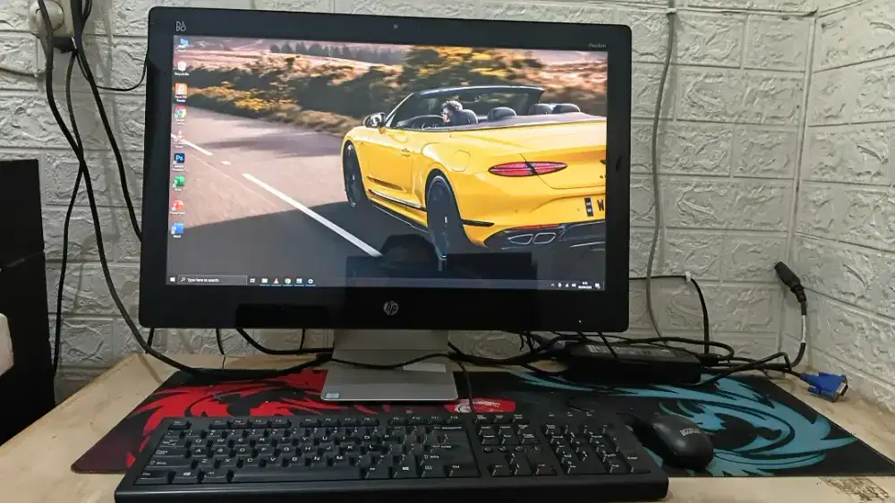 Komputer PC CPU AIO HP PAVILION Siap Pakai