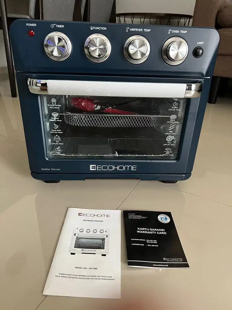 Ecohome Cubic Air Fryer Noble Series Easy Oven & Grill