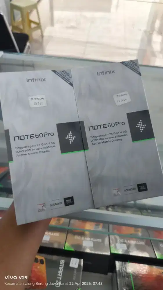Infinix NOTE 60 PRO 8+8/256 12+12/256 Baru promo harga gudang