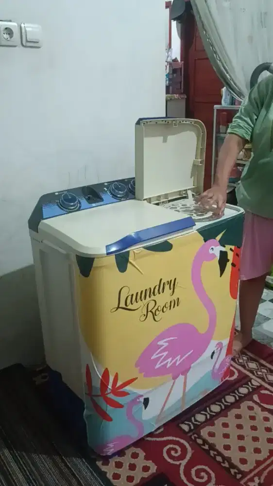 Mesin cuci aqua 2 tabung normal