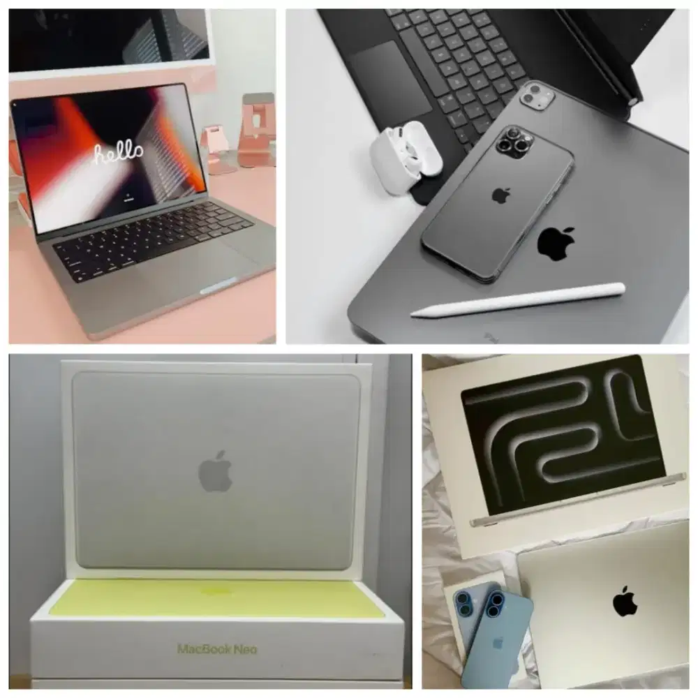 Terima Jual Beli Macbook Pro Air M1 M2 M3 M4 M5 iPhone iPad Ditampung