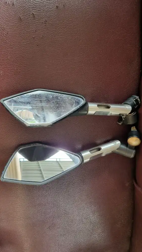 Dijual Spion Sepeda Motor Matic Bebek Sport Model Tomok Alloy Hitam