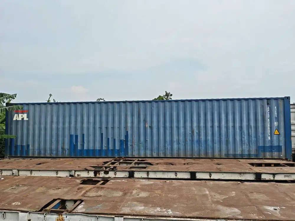 kontainer 40 ft  dry kondisi 70-80%