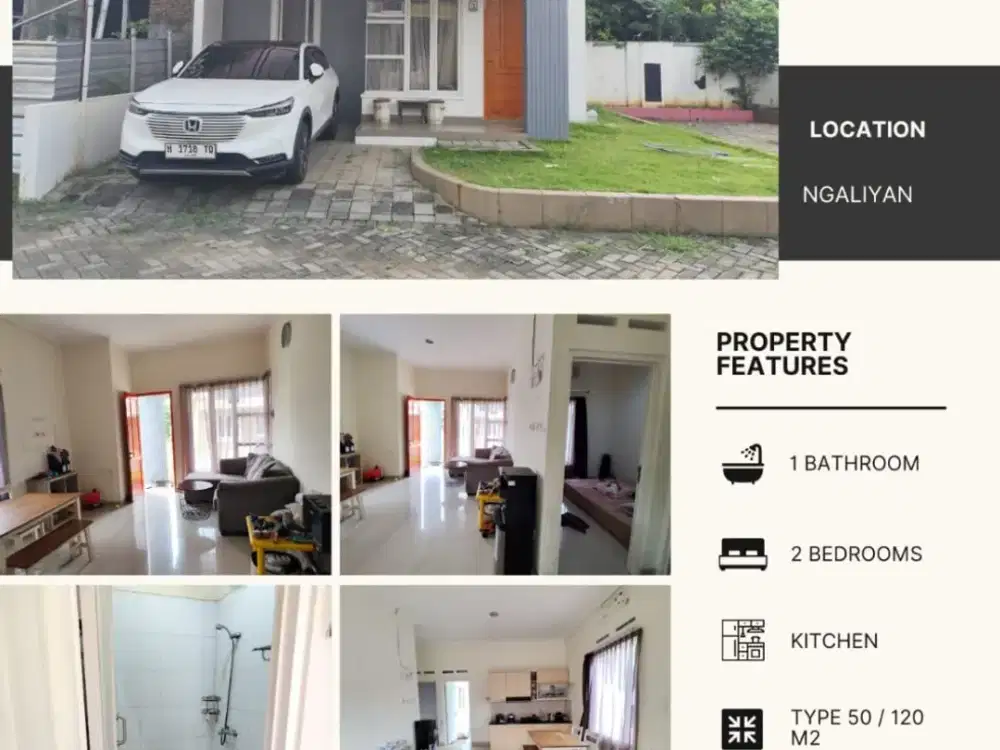 Rumah Hook Dalam Cluster Ngaliyan Dekat Akses Tol Dan Kawasan Industri
