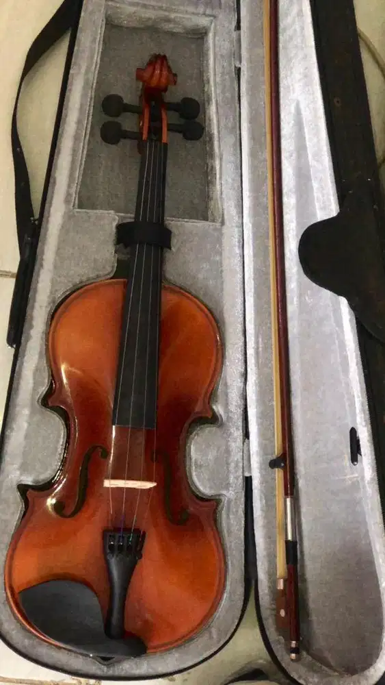 Biola 4/4 Model Stainer Mulus + Case (Siap Pakai)