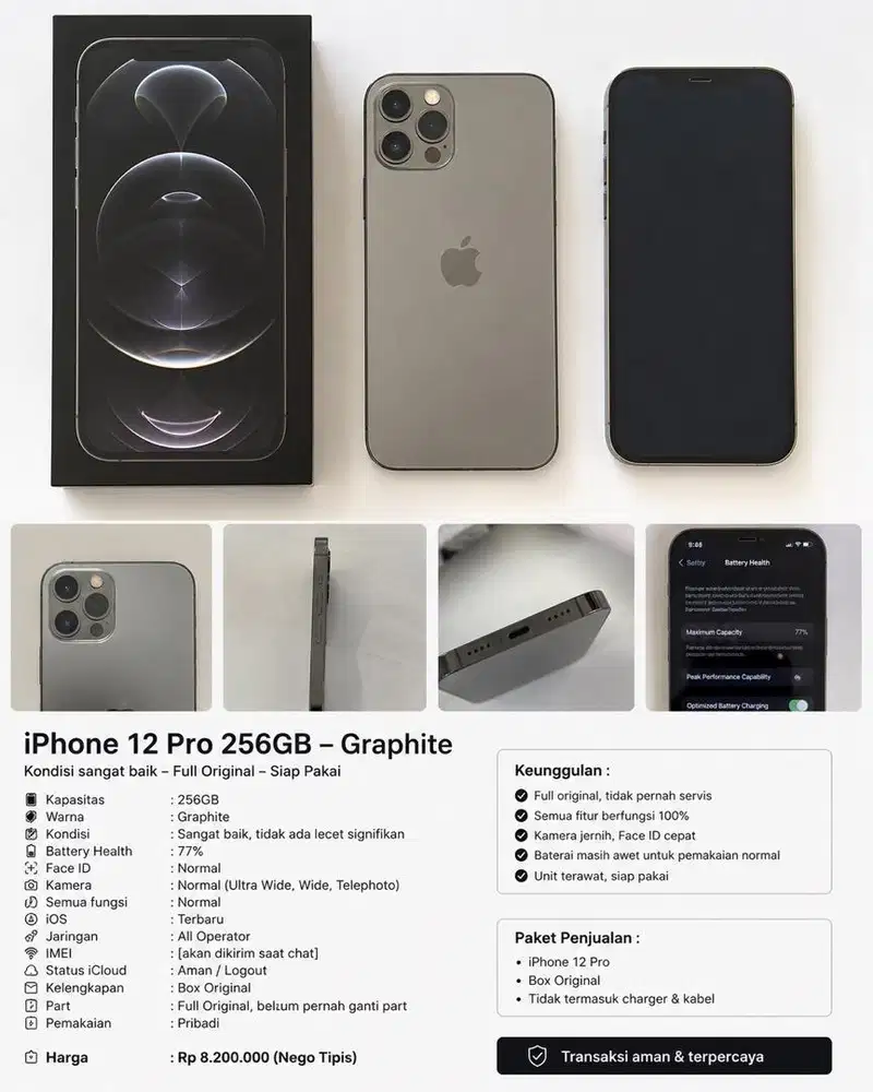 Iphone 12 Pro 256 GB
