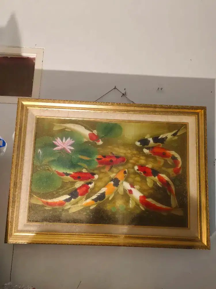 lukisan ikan koi