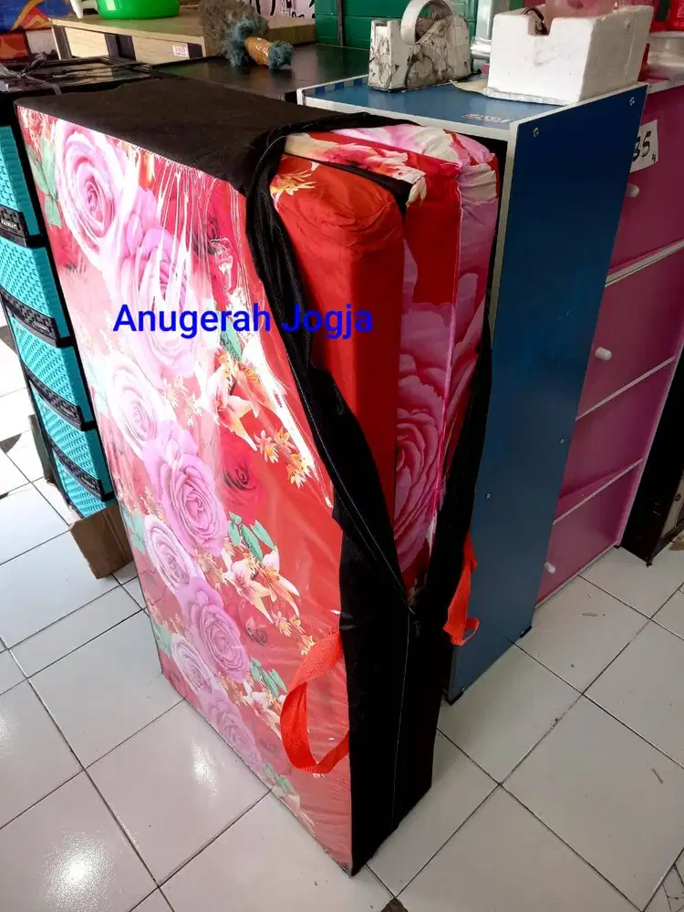 kasur busa lipat tas 120 cm