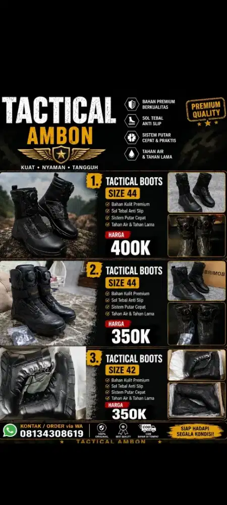 Sepatu tatical baru