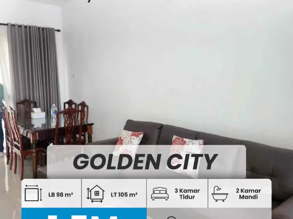 Dijual Rumah Golden City Di Kawasan Berkembang