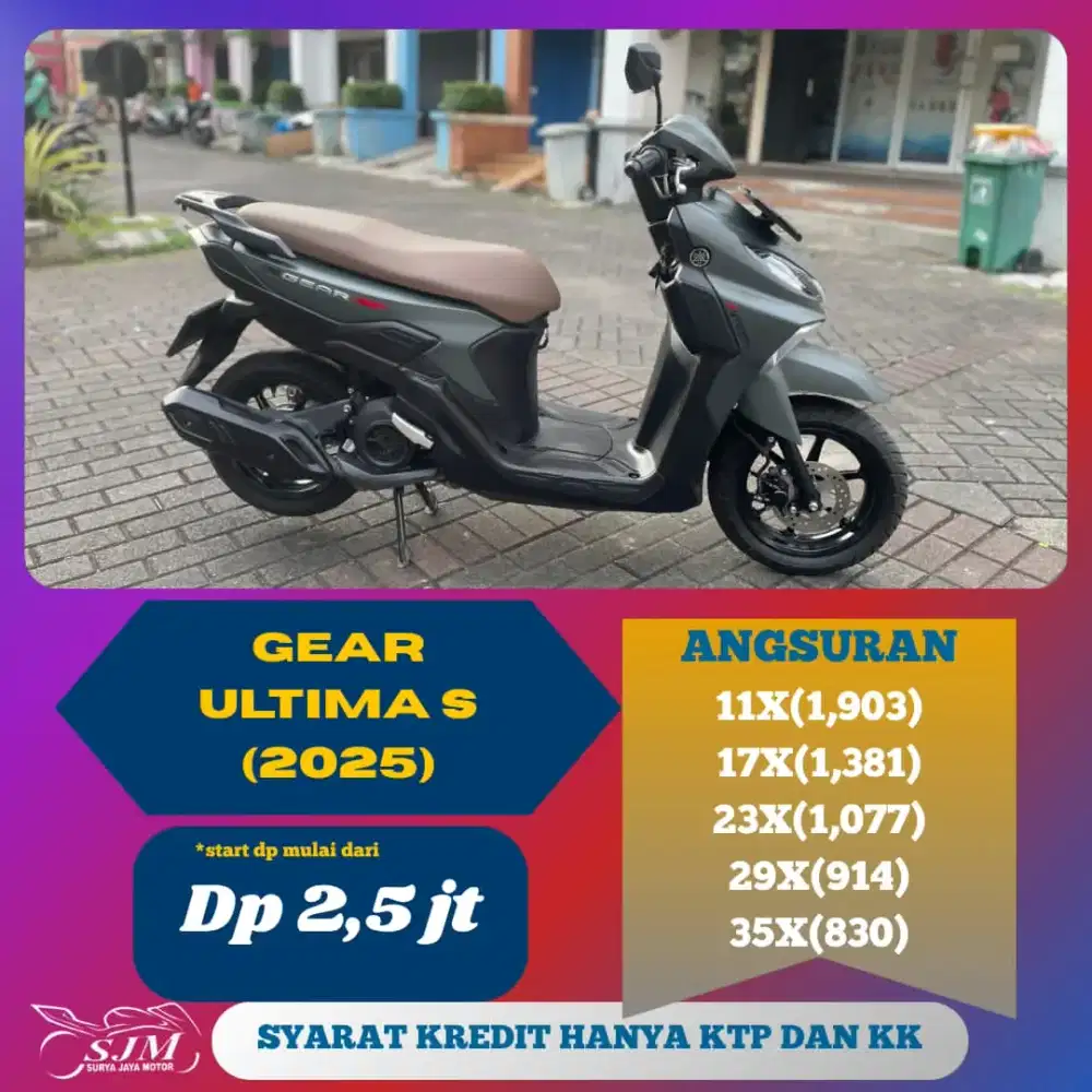 Gear Ultima S 2025 Pajak Panjang