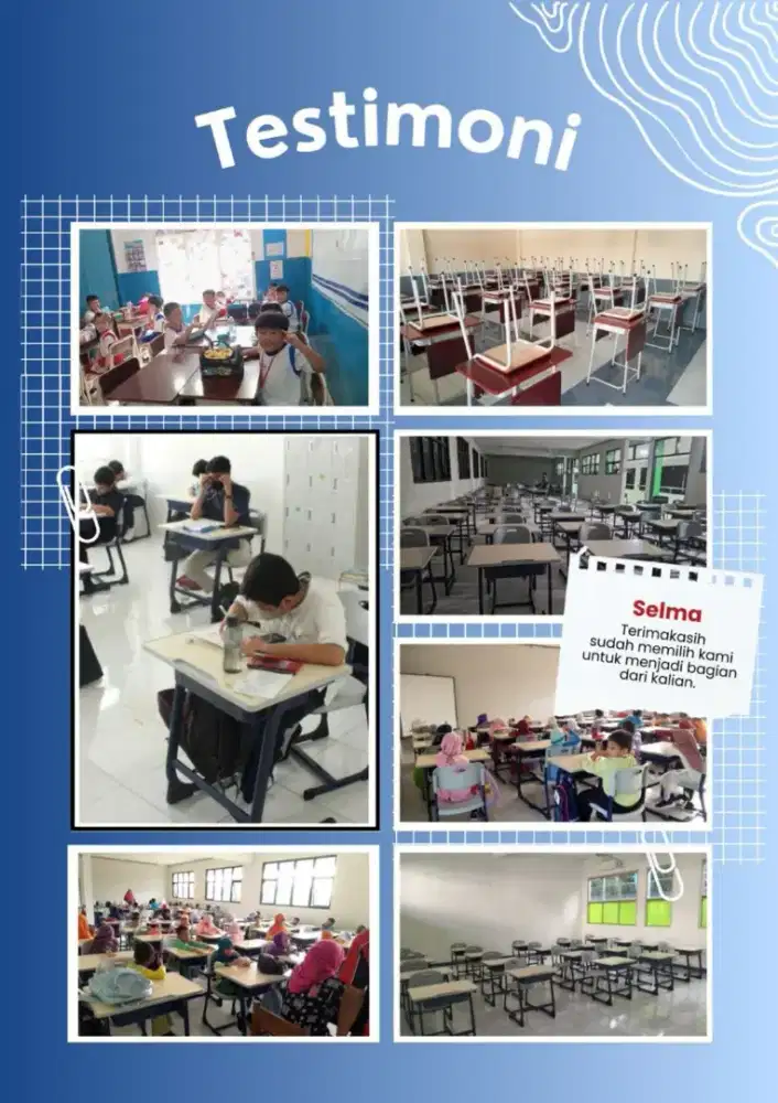 Set Meja Sekolah Auric