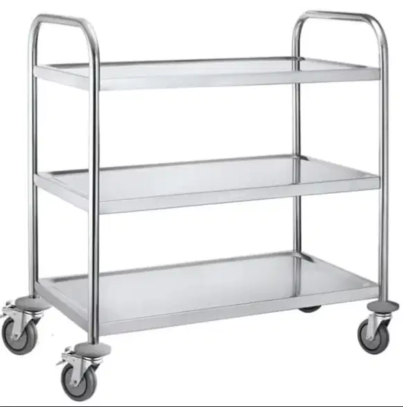 Three Step Trolley S Gry83x40x
