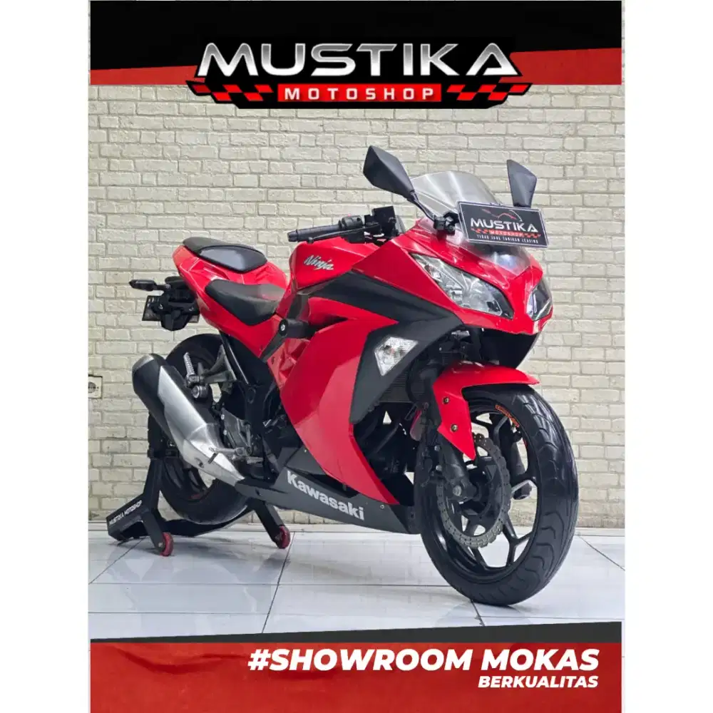 Obral Murah!!Kawasaki Ninja 250 Fi 2015 N Asli Red Mulus-Mustika