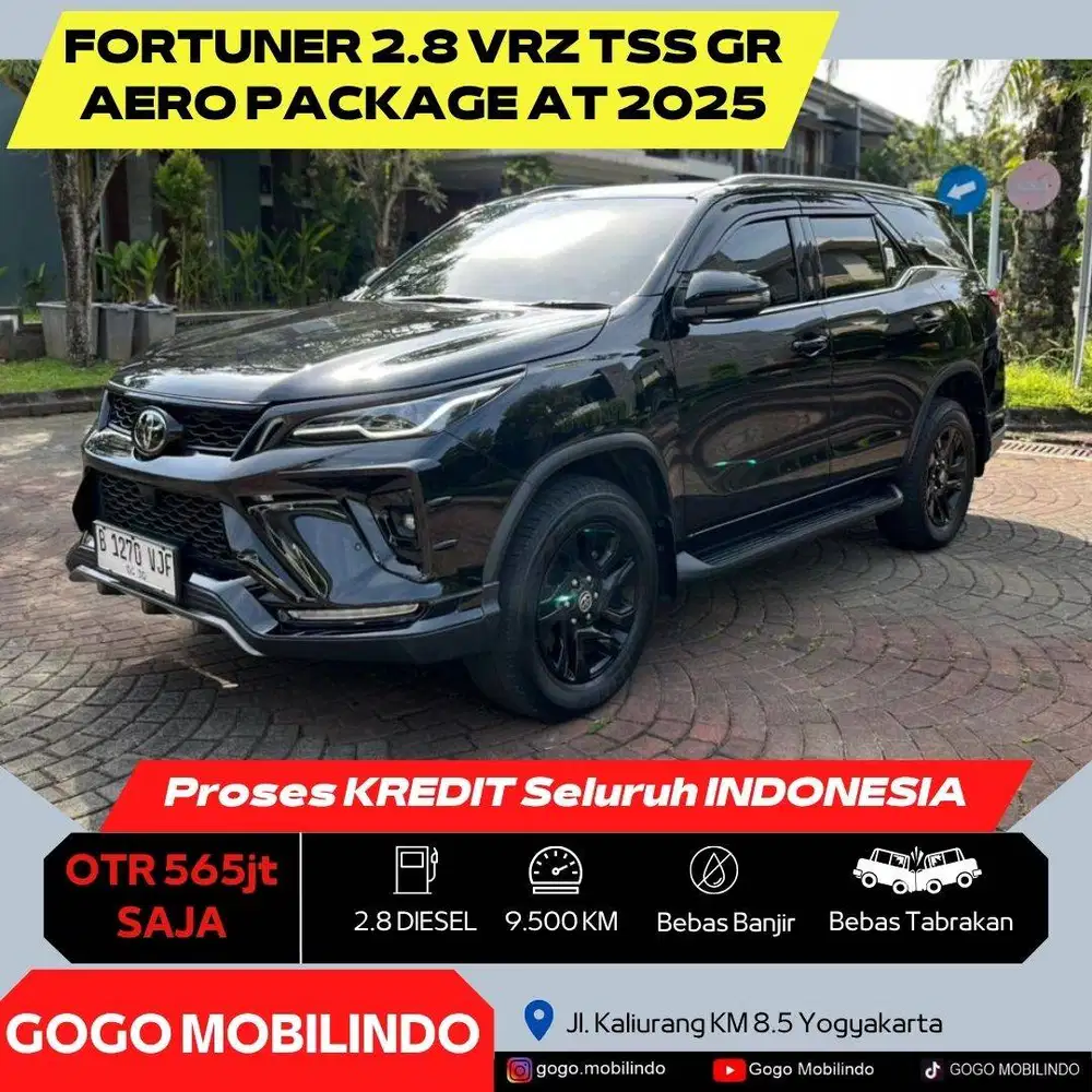 Toyota Fortuner VRZ TSS GR Aero Package Matic 2025 DP Minim Pajero
