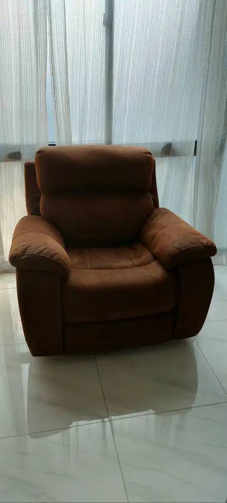 Cheers recliner sofa brown