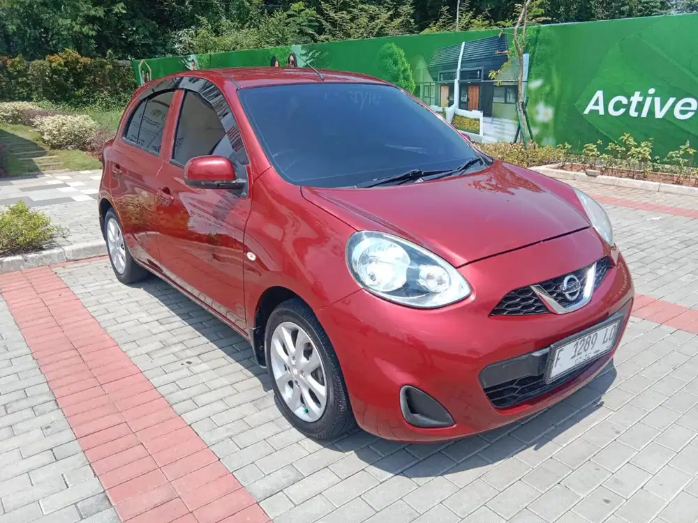 Nissan March L Matic 2014 Merah 1.2cc Gesit dan Irit!