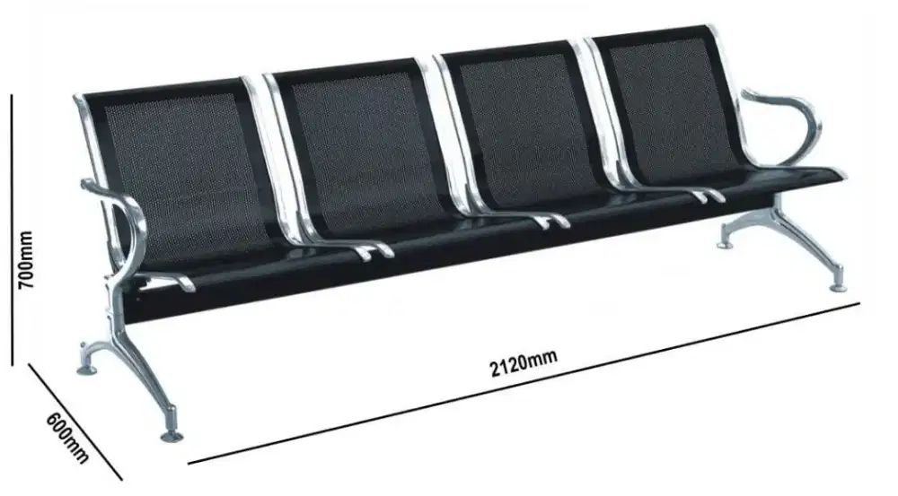 Kursi Tunggu Bandara / Kursi Tunggu Plat / Kursi Tunggu import